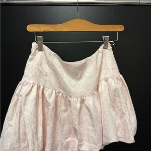 Francesca's Collections Light Pink A-Line Skirt